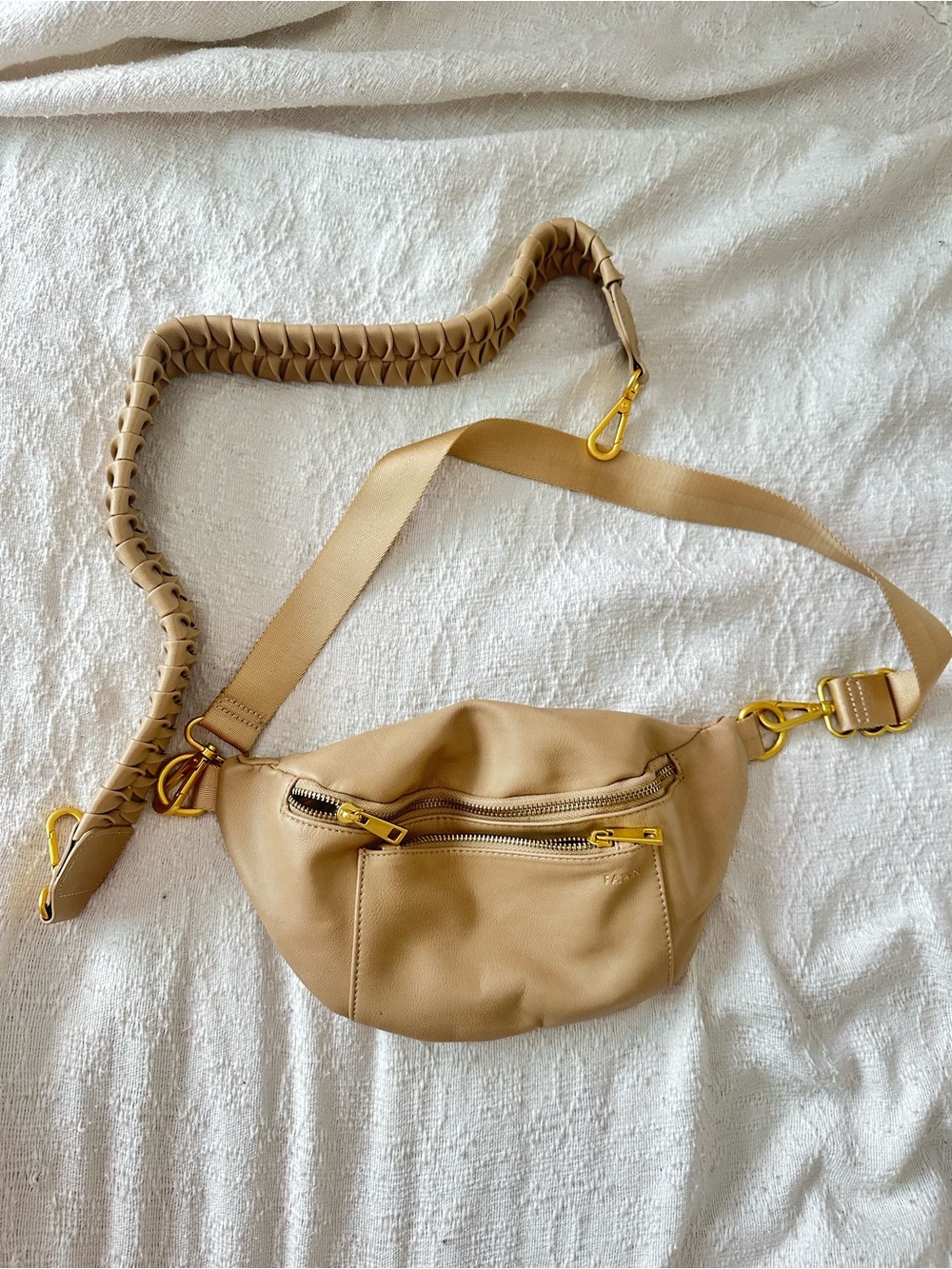 Fawn design - the fawny pack and fish tail braid strap - oat